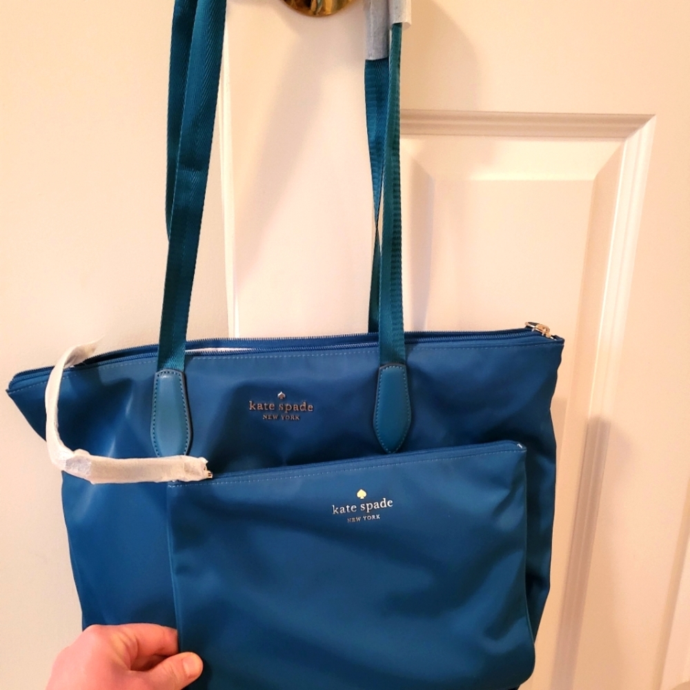 Kate spade tote and wristlet
